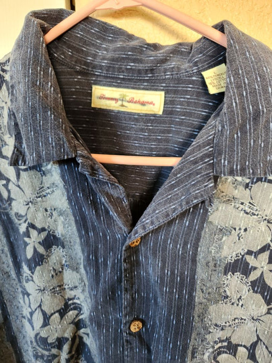 Tommy Bahama Hawaiian Shirt, Large