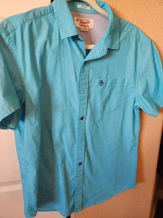 Aqua Men's Penguin shirt, Small