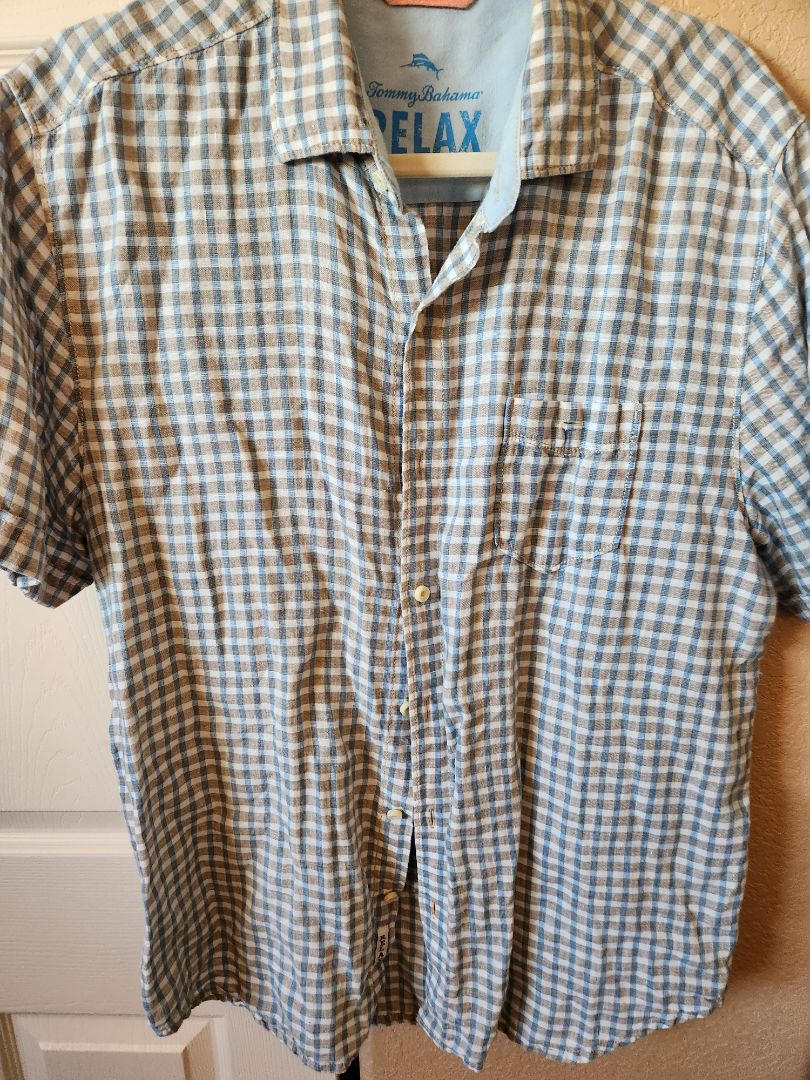 Tommy Bahama Hawaiian Shirt, Large