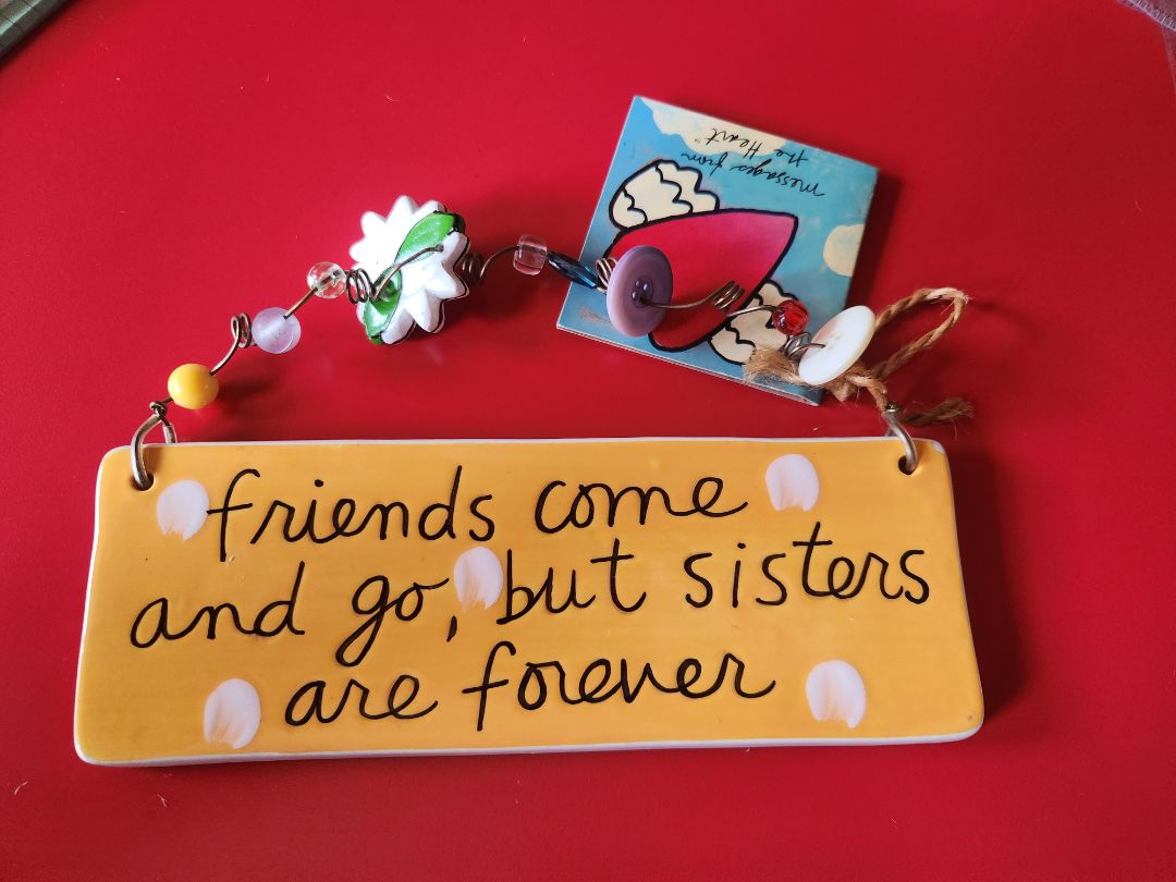 Funny Plaque- Sisters Sandra Magsamen
