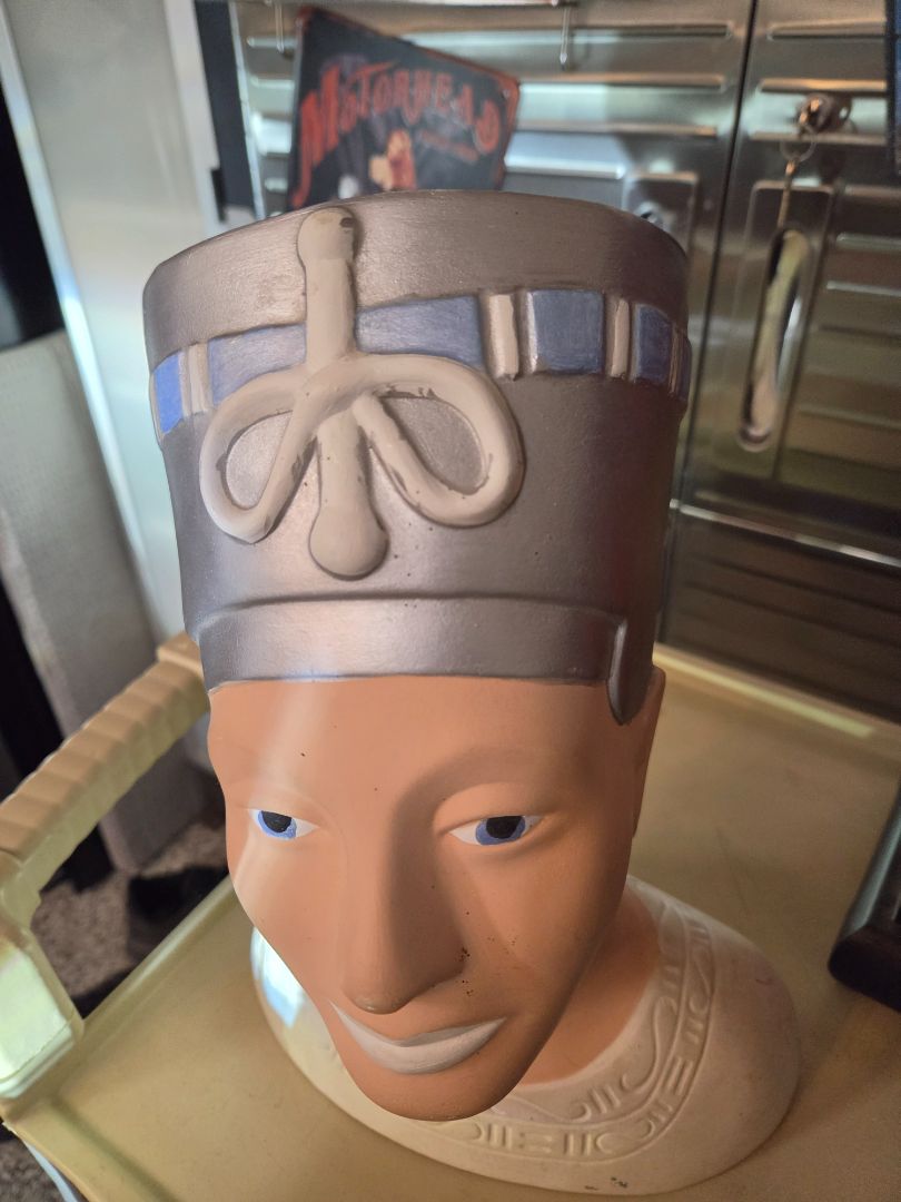 EGYPTIAN PLASTER HEAD