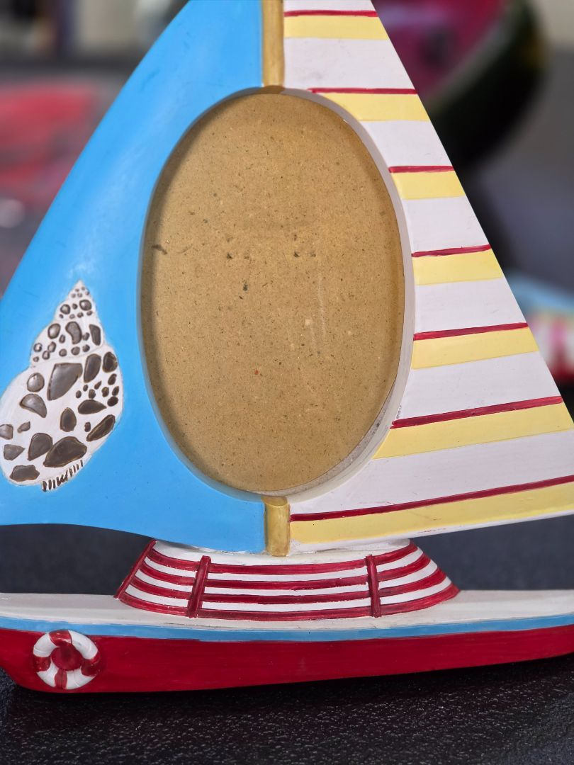 SAILBOAT PICTURE FRAME-LOBSTER