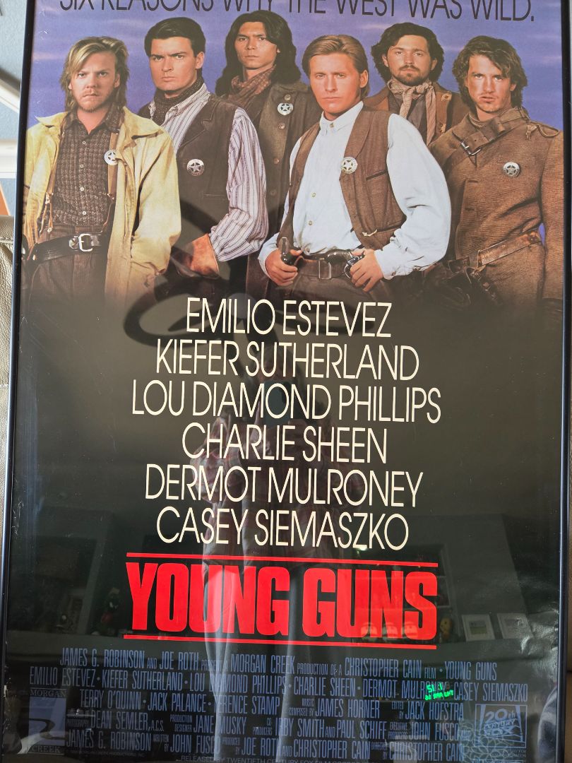 YOUNG GUNS ORIGinal MOVIE POSTER