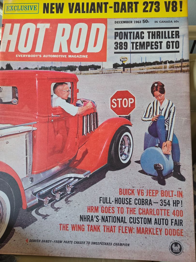 Cover Art Hot Rod 1963 Print
