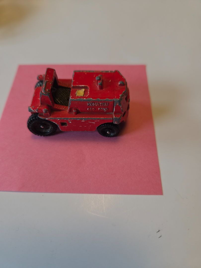 60'S MATCHBOX LESNEY #58 DROTT EXCAVATOR