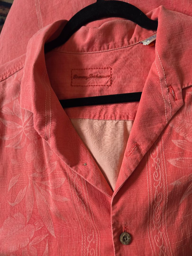Tommy Bahama Hawaiian Shirt, XL