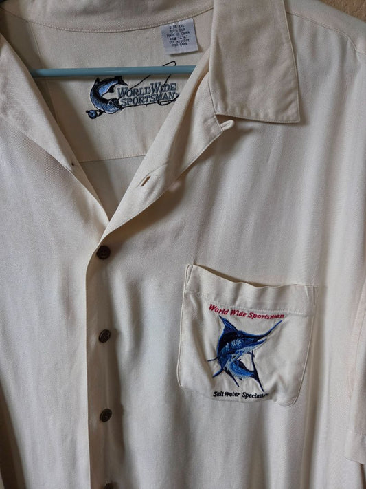 Hawaiian Shirt- MARLIN, XL