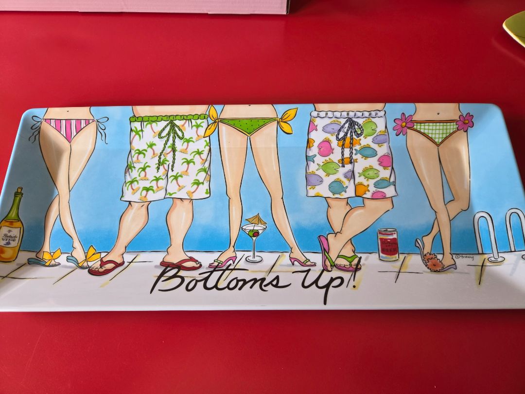 Bottoms Up Tray- Mudpie