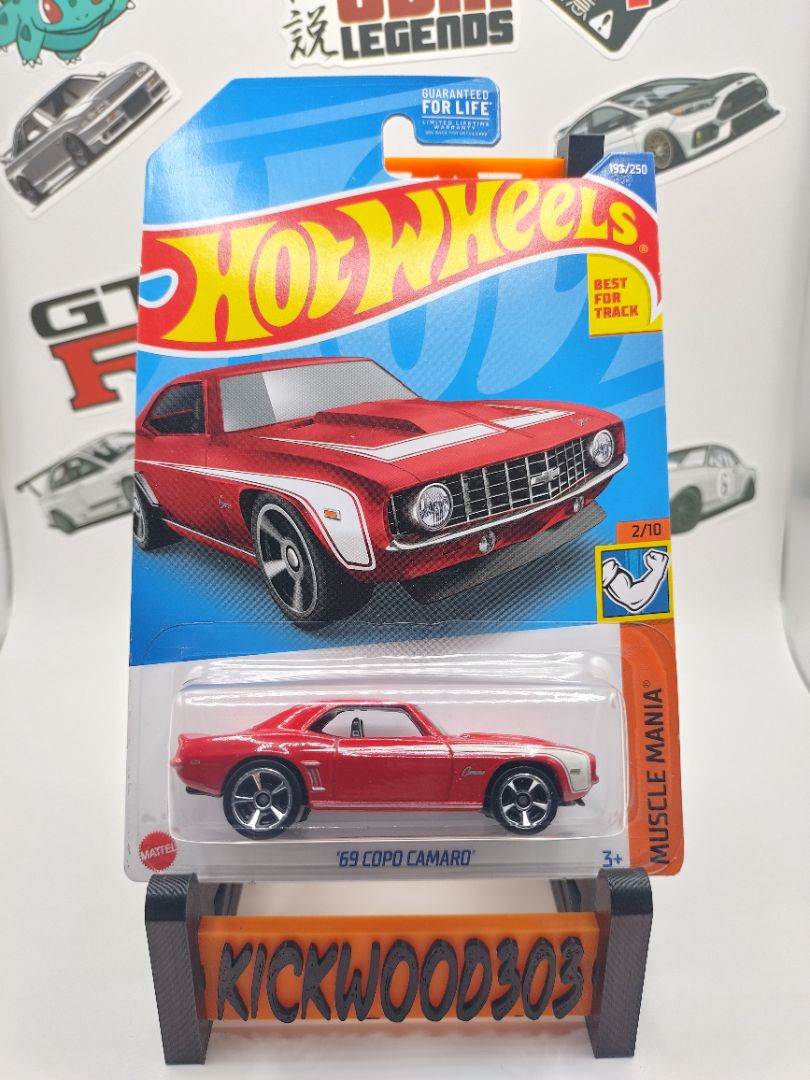 Red Hot Wheels 69 COPO Camaro