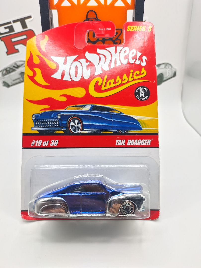 Blue Hot Wheels Hw Classis Tail Dragger