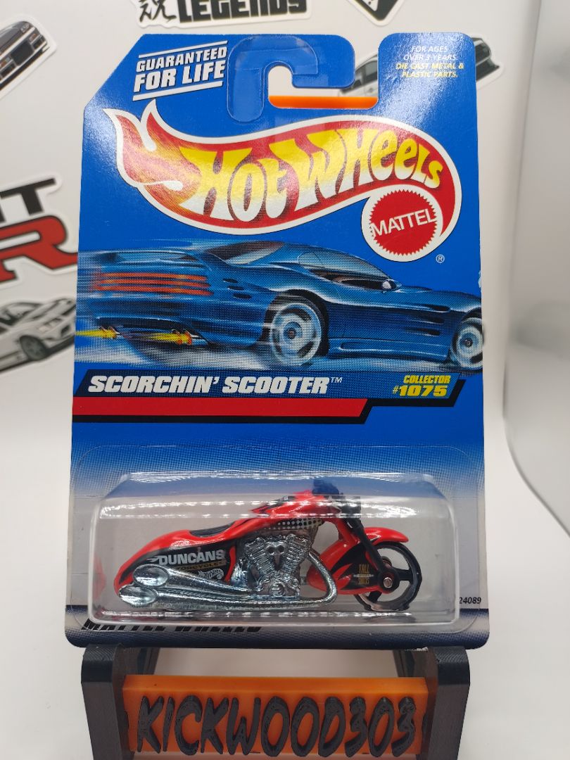 Red Hot Wheels Scorchin Scooter