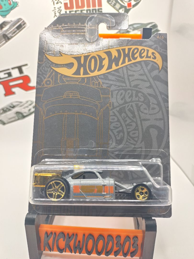 Silver Hot Wheels Risto Rat Anniversary