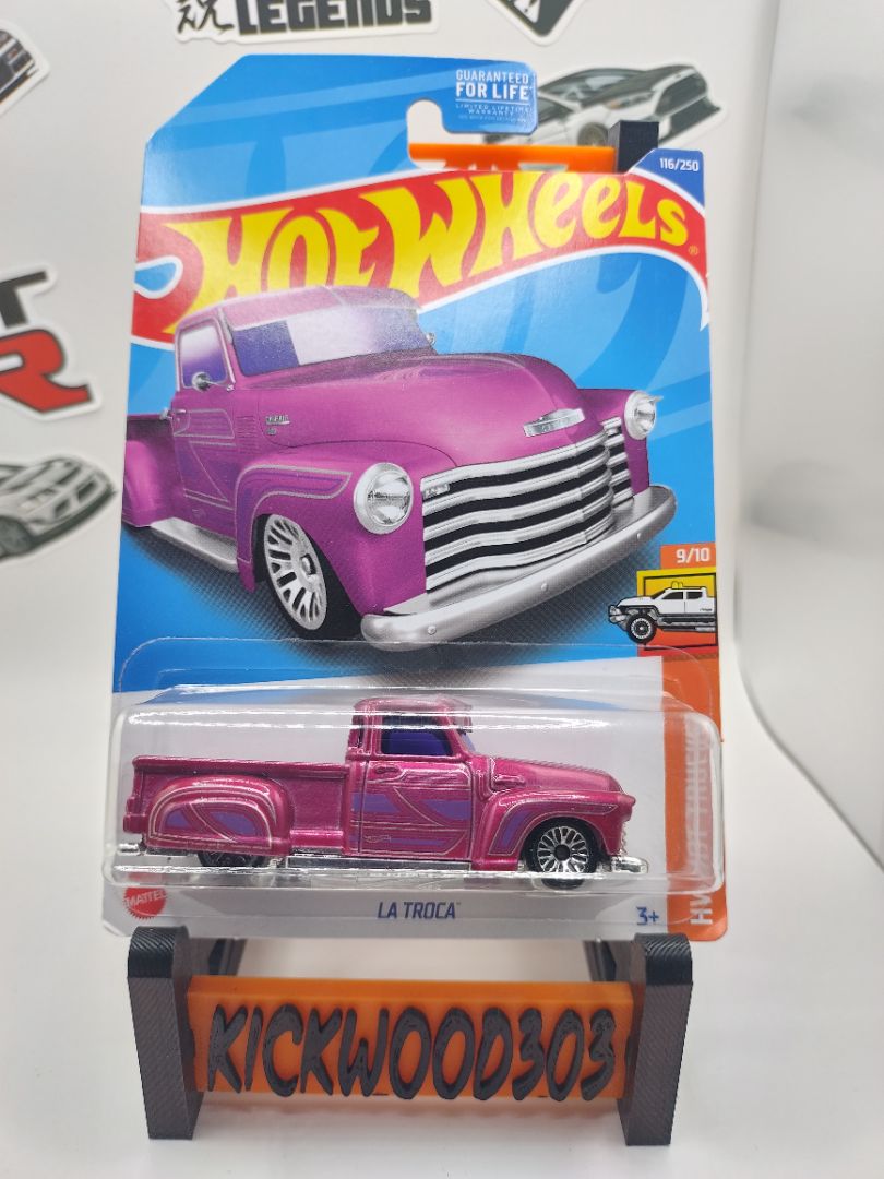 Purple Hot Wheels Chevy La Troca