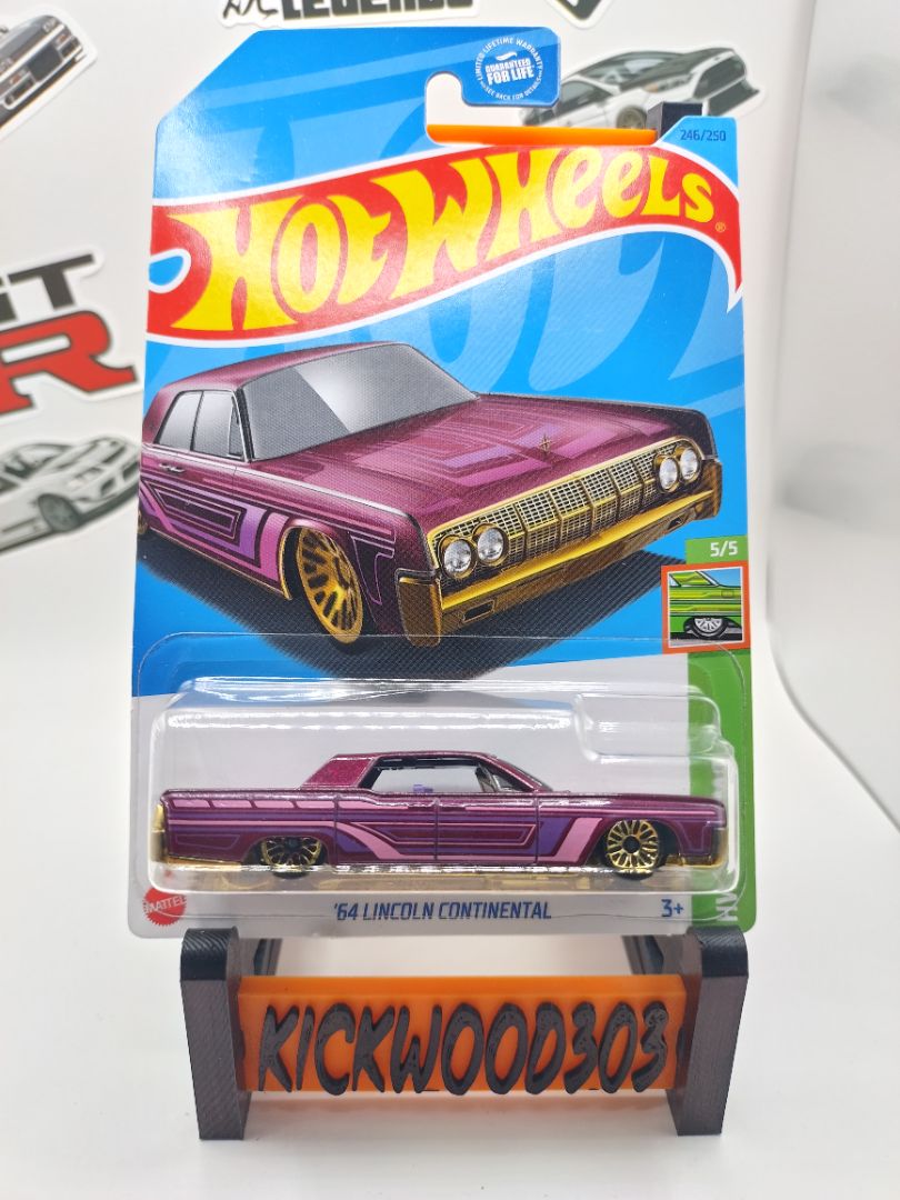Purple Hot Wheels 64 Lincoln Continental
