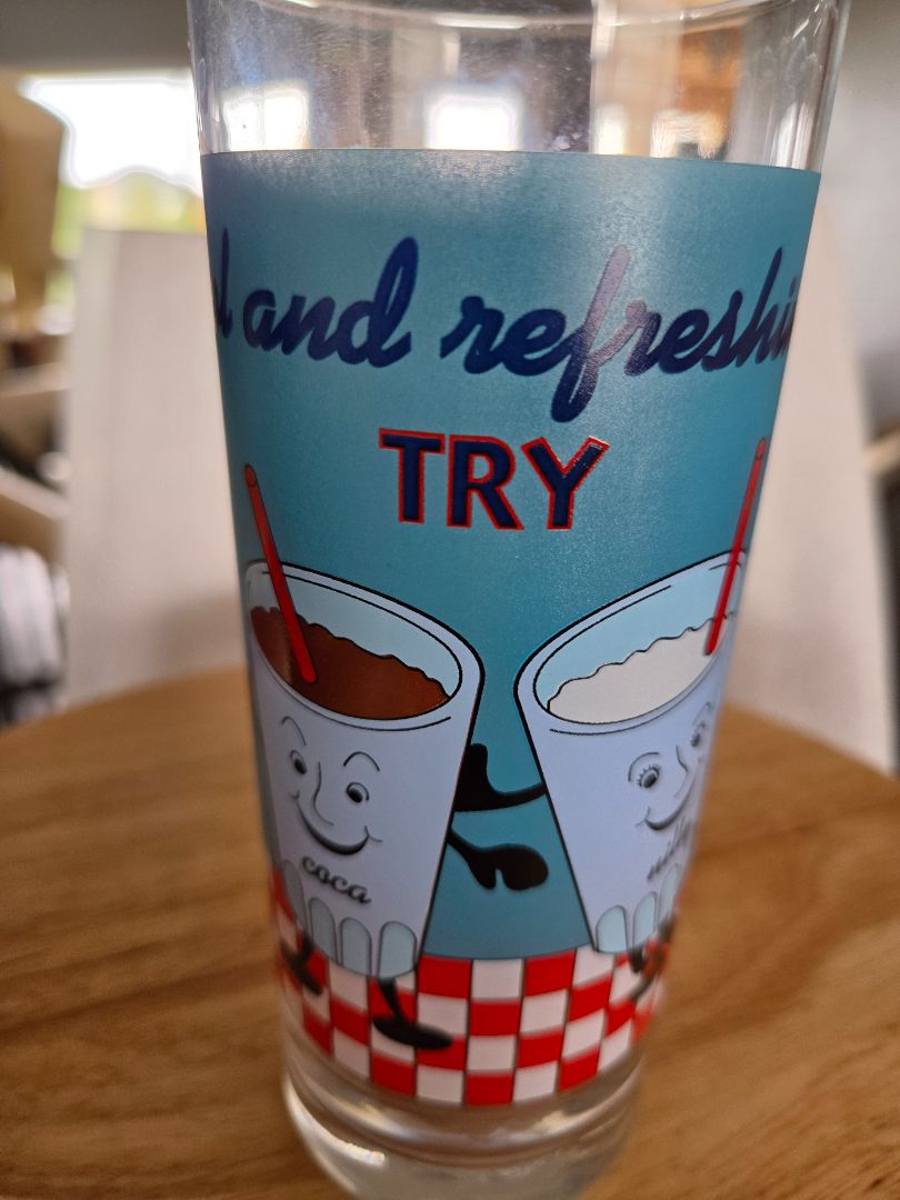 Ocean drinking glass- cool and refreshing