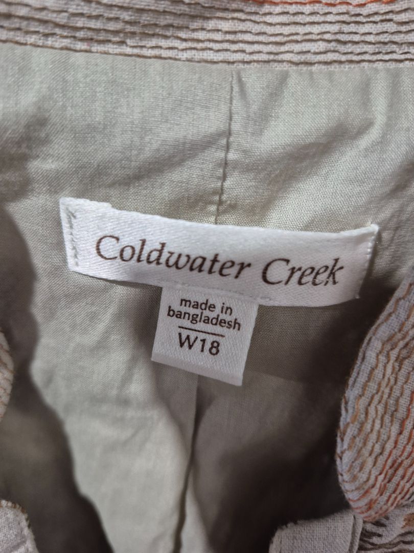 Autumn Floral Coldwater Creek Zippered Jacket, W18