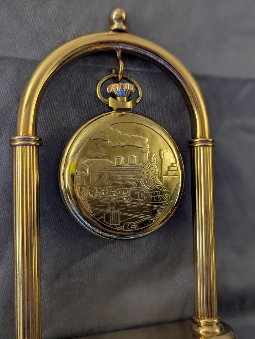 Vintage Smiths Locomotive Pocket Watch – Gold Tone - Serviced