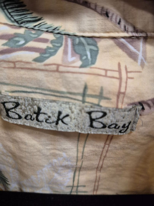 Yellow Batik Bay Hawaiian Shirt
