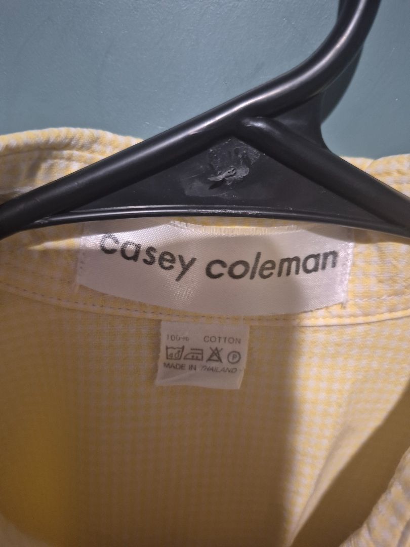 Yellow Casey Coleman Long Sleeve Button Up