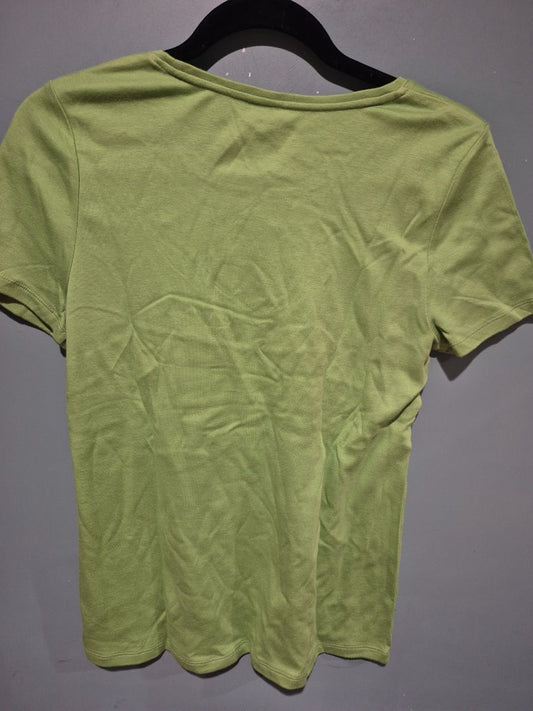 Green Charter Club Short Sleeved Cotton T-shirt, New w/Tags, L
