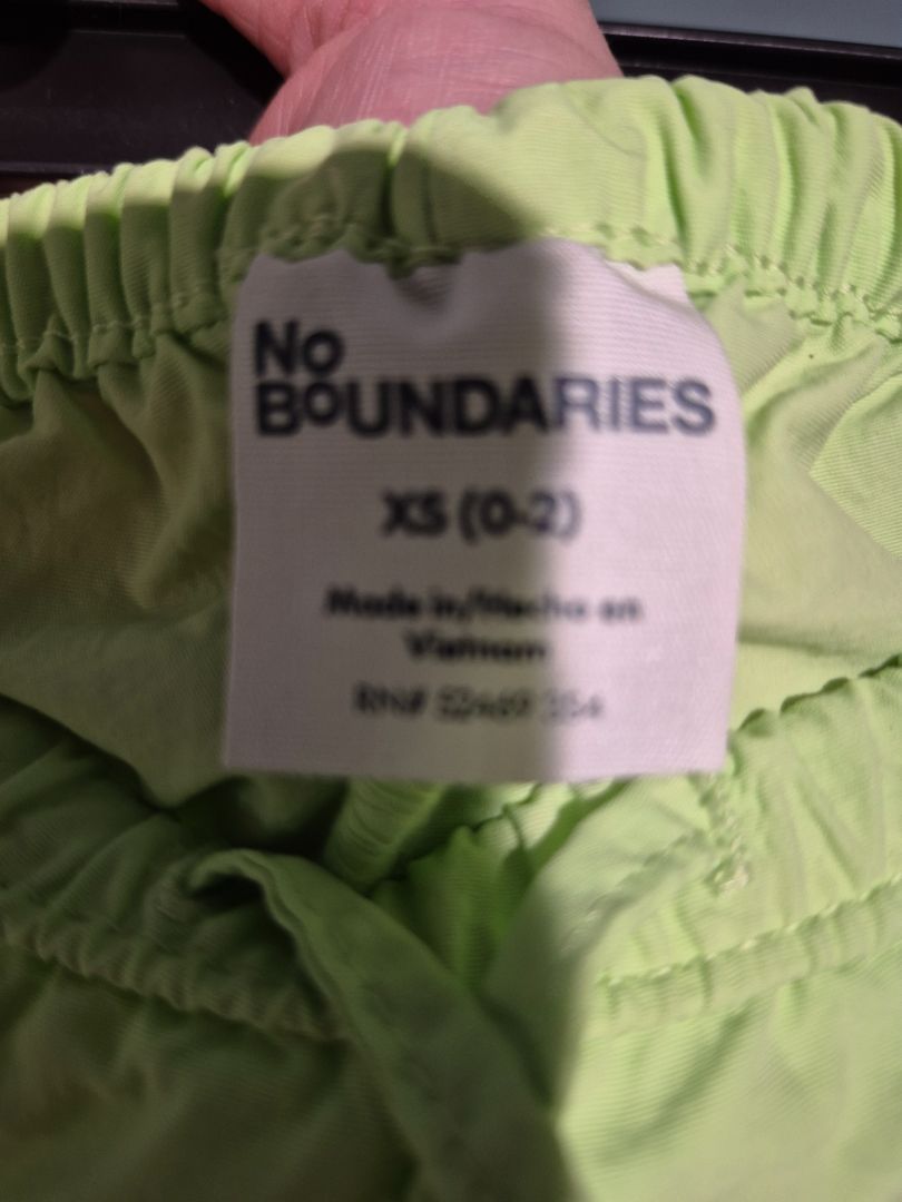 Lime Green No Boundries Parachute Pants, XS