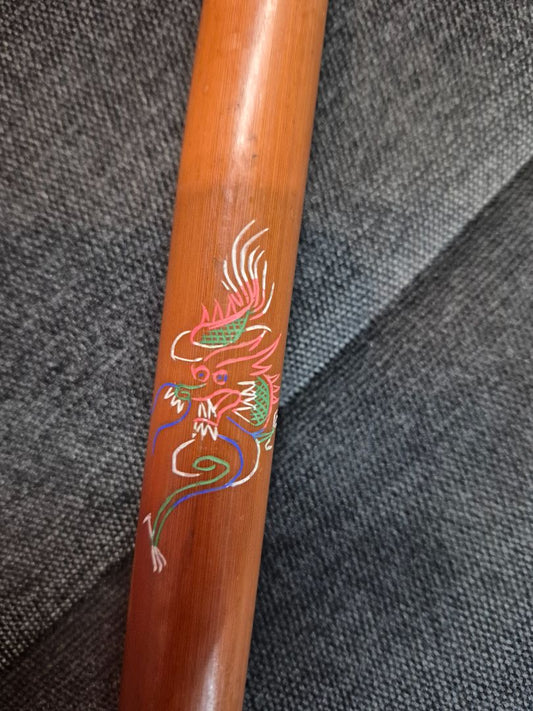 Traditional Chinese 6 Hole Bamboo Flute, 15"