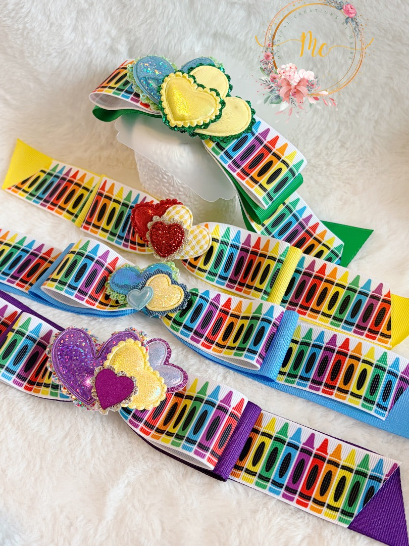 MCByM 1.5” ribbon color-ful bow