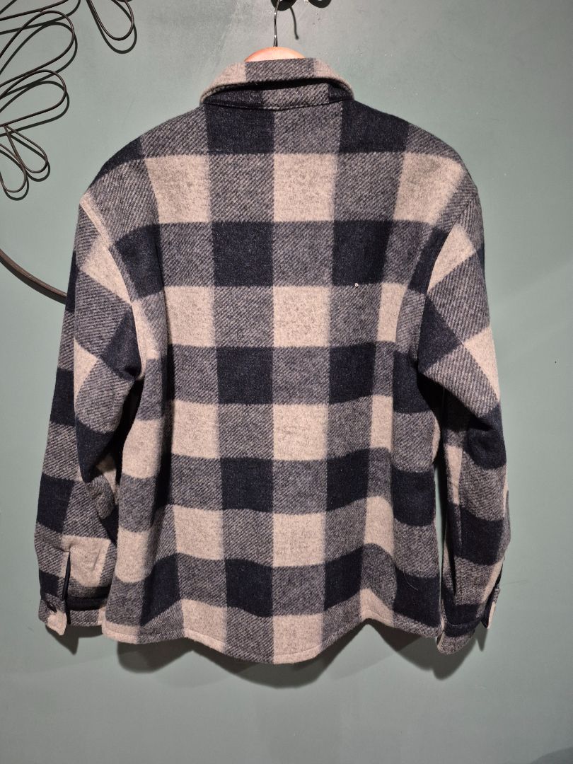Banana Republic Plaid Flannel Lined Button Front Medium