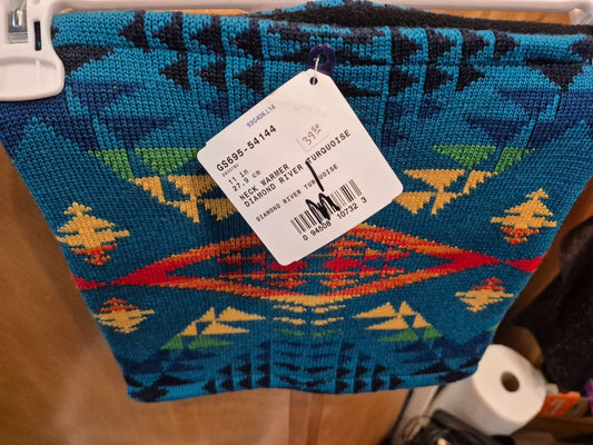 Blue Pendleton Neck Warmer