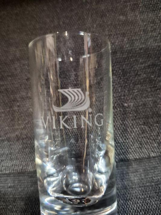 Viking Cruise Line Shot Glass, 1.5" × 3.25"