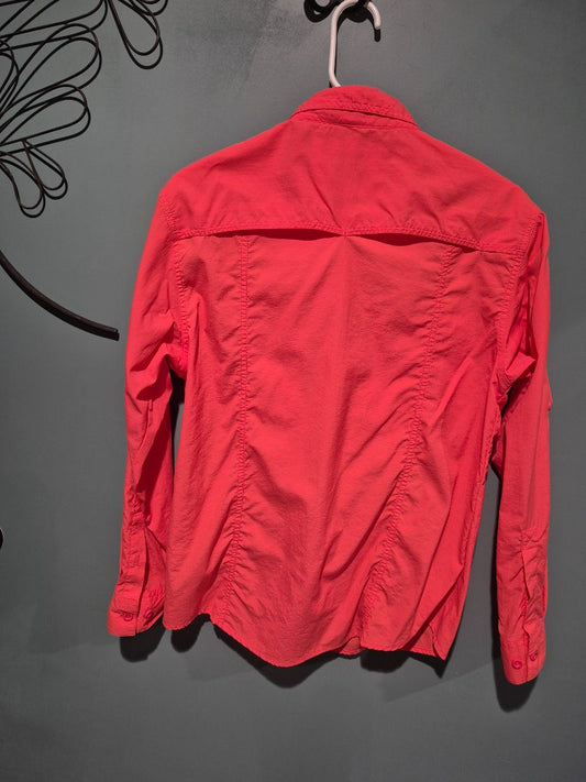 Pink World Wide Sportsman Long Sleeve Shirt, M