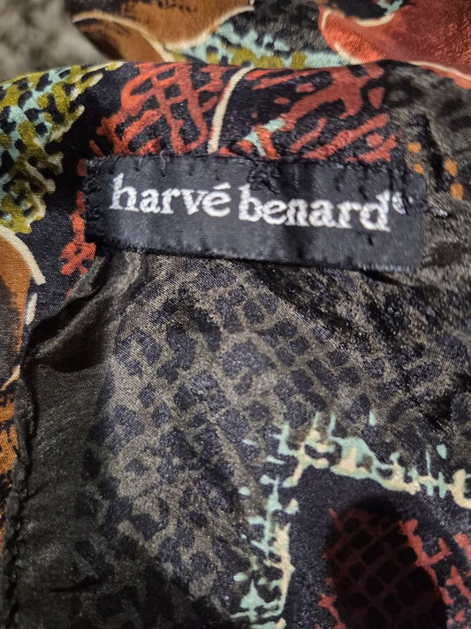 Brown/Green Paisley harvé benard Scarf