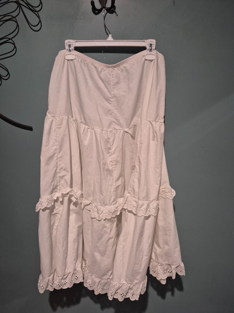 White Vintage Handmade Petticoat