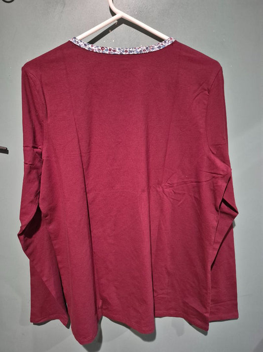 Lands' End Long Sleeve Shirt, XL