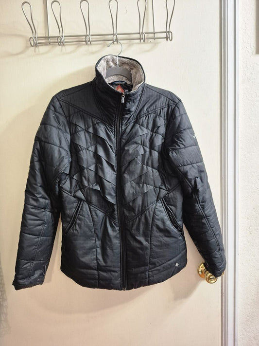 Black Columbia Omni-Heat Puffer Jacket, L