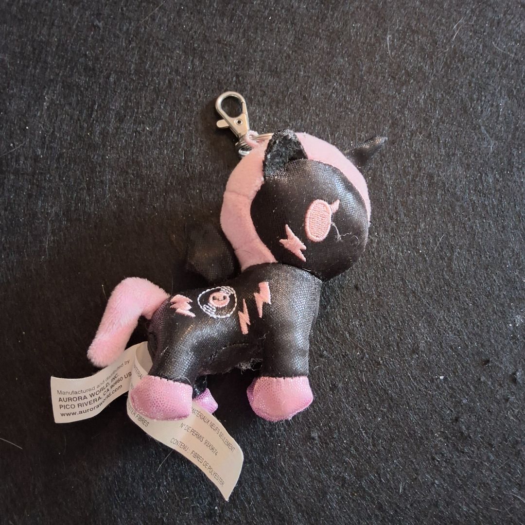 RARE Tokidoki Unicorno Keychain Plush DJ Sparkle