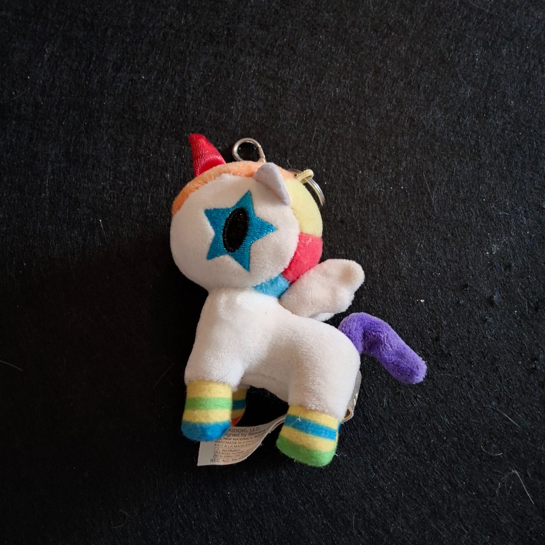 Have one to sell? Sell one like this Sell something else Tokidoki Unicorn Colorful Stars Keychain 4” X 3.25”