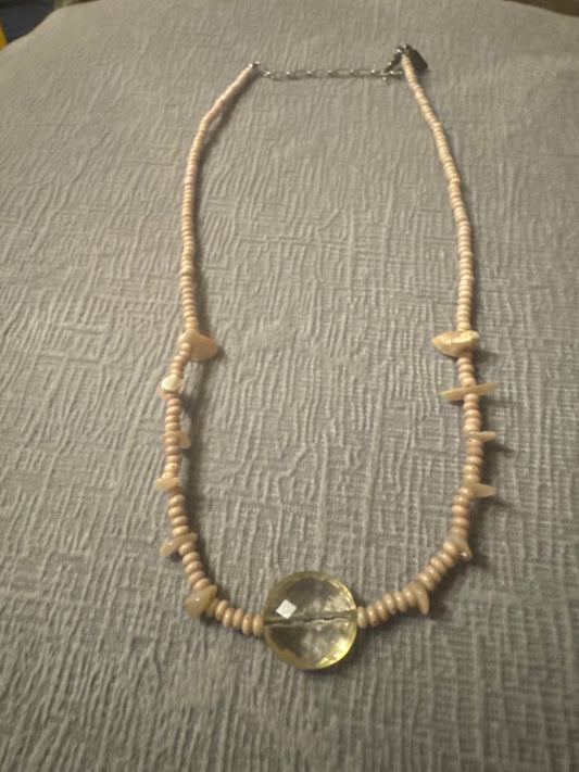 Wood & Shell Choker