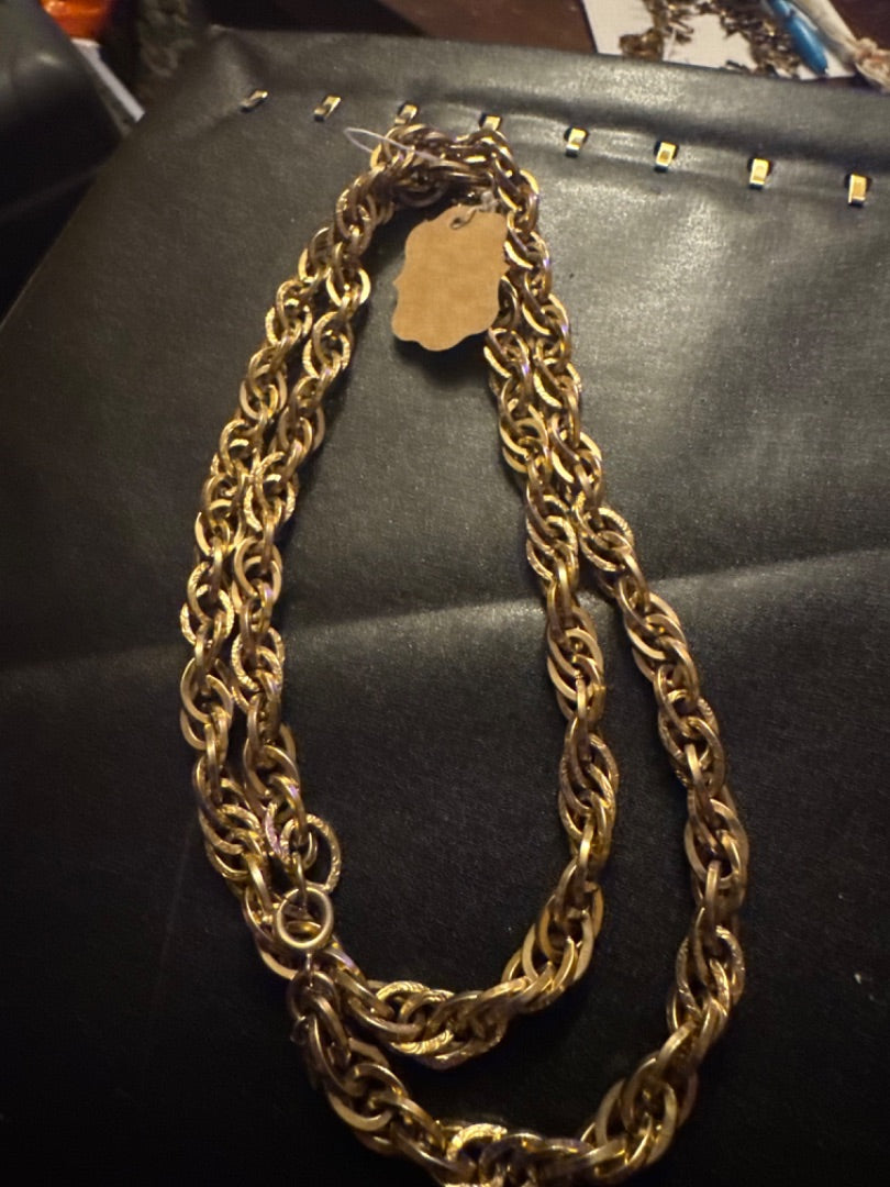 2 Gold-Tone Chains