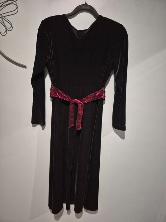 Black w/Wine Coldwater Creek Dress, PS