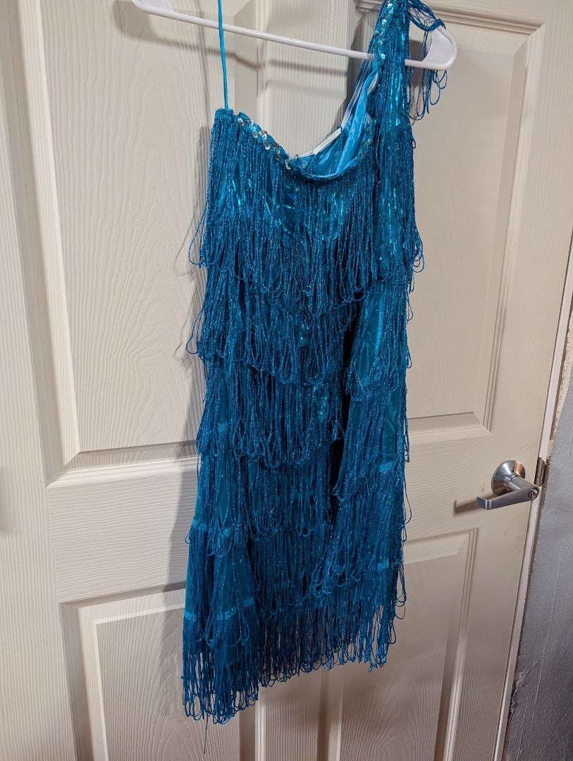 Blue Flapper Costume Dress