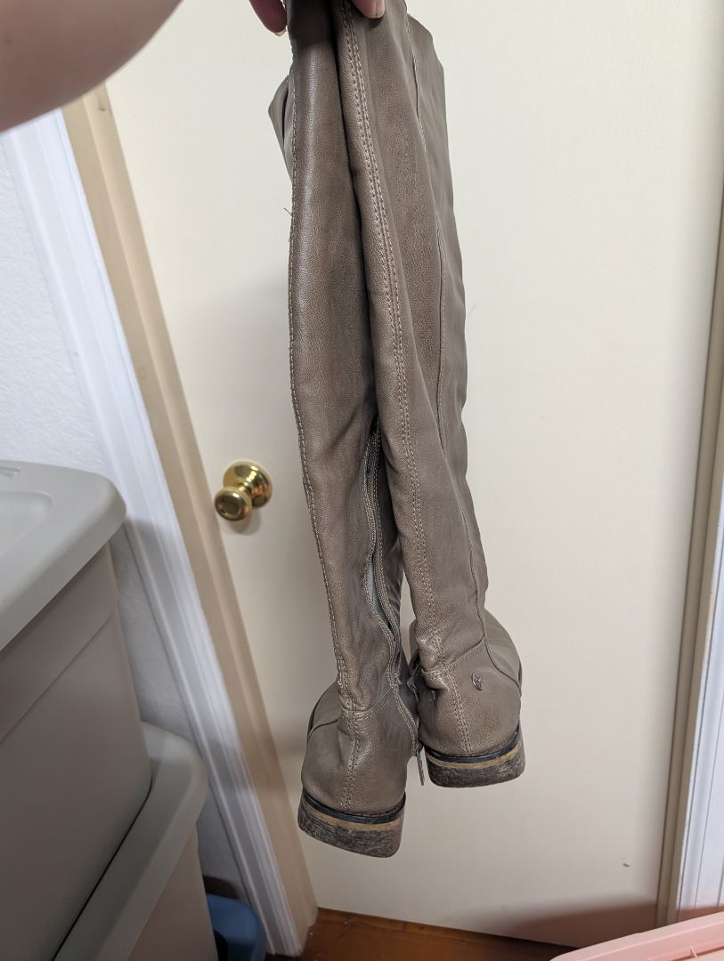 Brown Knee High Boots, 8