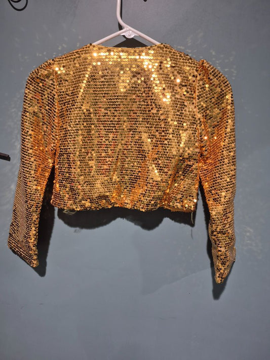 Gold Sequined Jacket