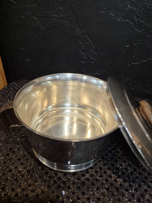 Eucuis Art Deco Silver Plated Suger Bowl