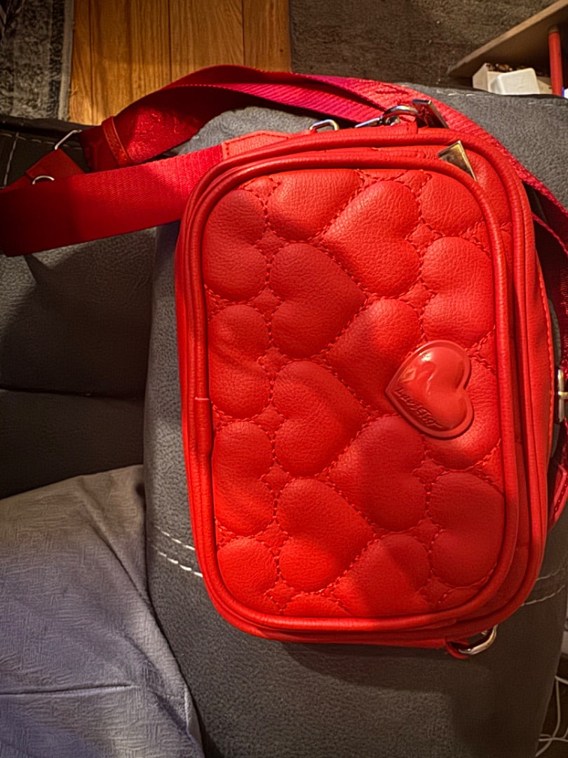 Betsy Johnson Red Heart Purse