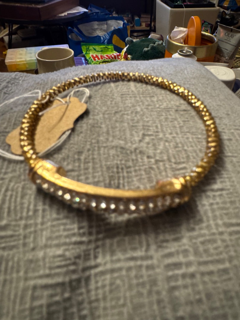 Rhinestone Woven Stretch Bracelet