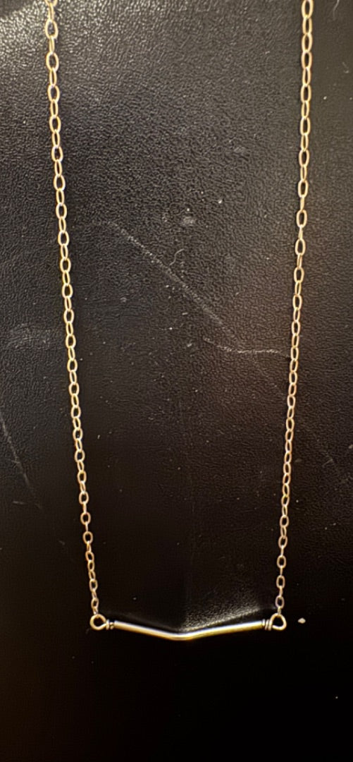 925 V Bar Necklace