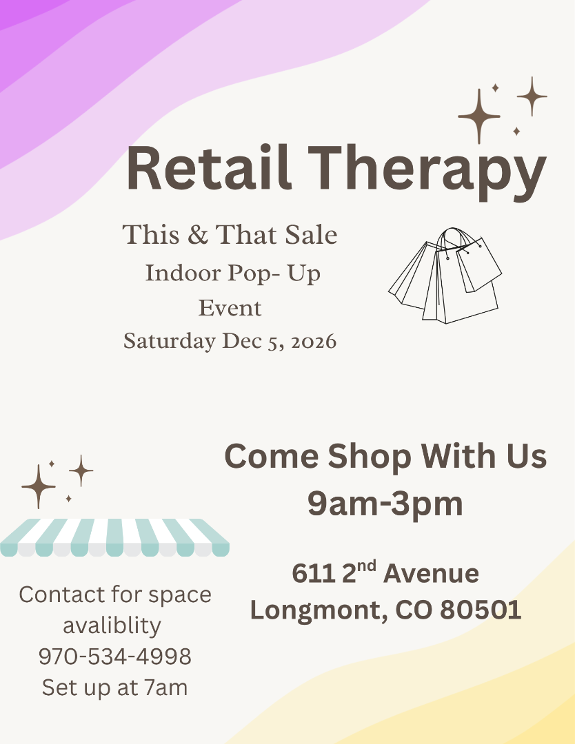 Indoor Pop Up Event Dec 5