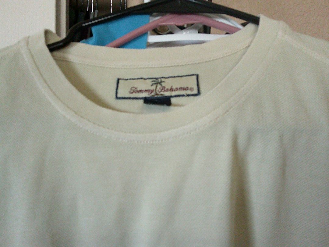 bEIGE Tommy Bahama T- Shirt, L