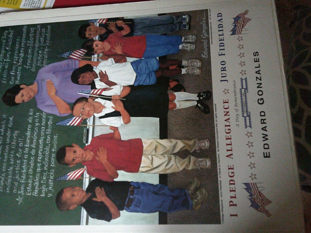 I Pledge Allegience Edward Gonzales 2001